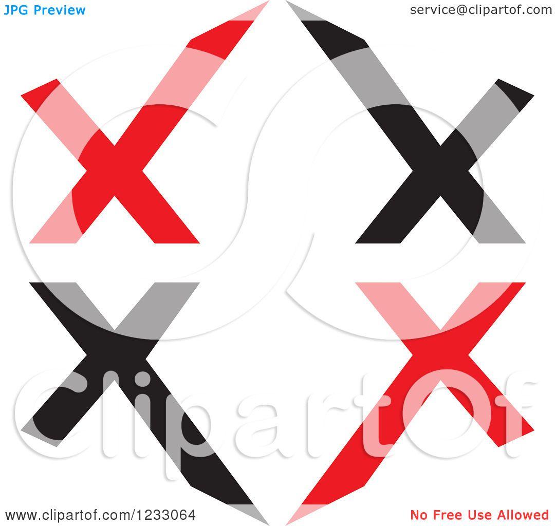 Black and Red X Logo - Black x Logos
