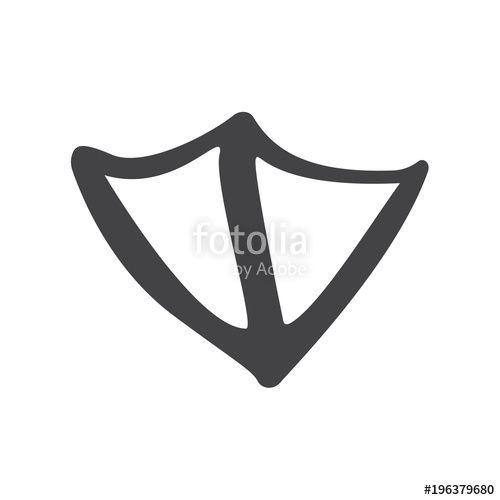Black Paw Print Logo - Vector illustration. Duck Paw Prints Logo. Black on White background ...