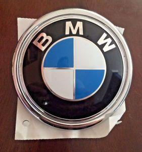 BMW X5 Logo - Genuine BMW X5 F15 X6 F16 X5M F85 Trunk Lid BMW Logo Roundel OEM ...