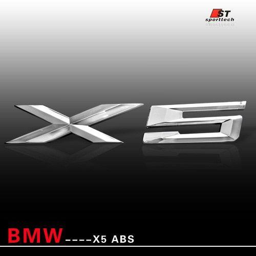 BMW X5 Logo - Modified logo ABS car tail standard body stick after standard for ...