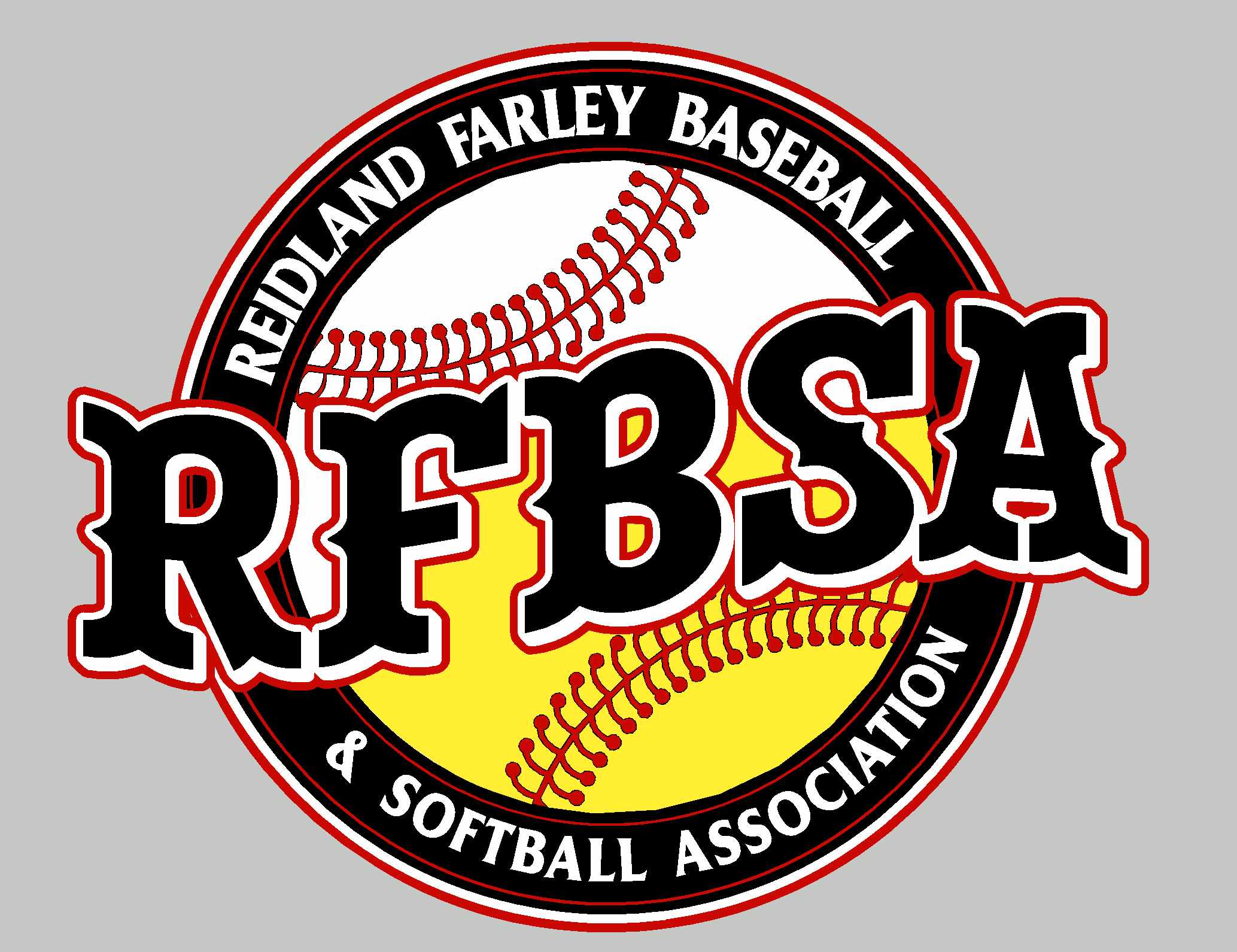 Baseball and Softball Logo - Reidland Farley Baseball Softball Association
