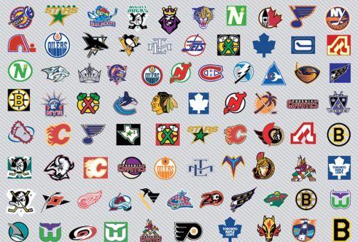 Former NHL Logo - Old NHL Logos | 104 pieces jigsaw puzzle