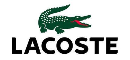 Famous Clothing Company Logo - Lacoste Logo and History of Lacoste Logo