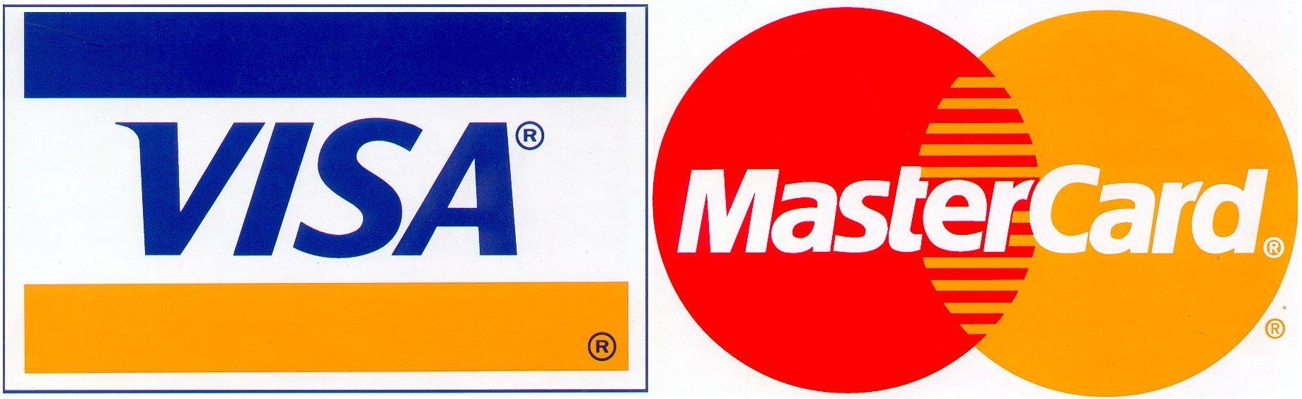 Visa MasterCard Logo - Visa and mastercard Logos