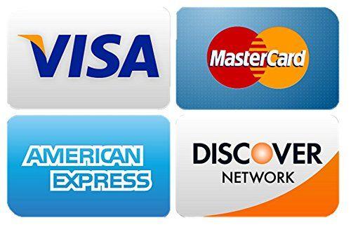 Visa MasterCard Logo - Amazon.com: STICKER KING -CREDIT CARD LOGO STICKER DECALS x3 Visa ...