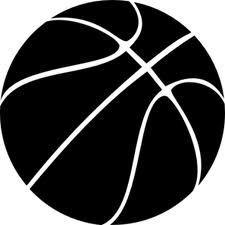 White Basketball Logo - basketball logo black and white - Google Search | Sports Logos ...