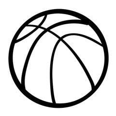 White Basketball Logo - Basketball Logo Photo, Royalty Free Image, Graphics, Vectors