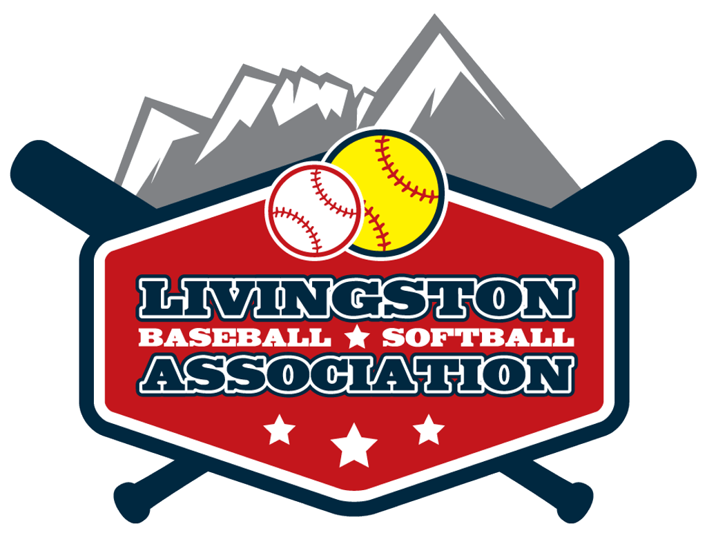 Baseball and Softball Logo - Livingston Baseball & Softball Association
