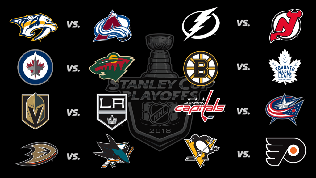 Former NHL Logo - Stanley Cup Playoffs First Round Schedule