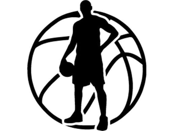 White Basketball Logo - Basketball Logo 7 Player Ball Hoop Net Ball Sports Game Icon | Etsy