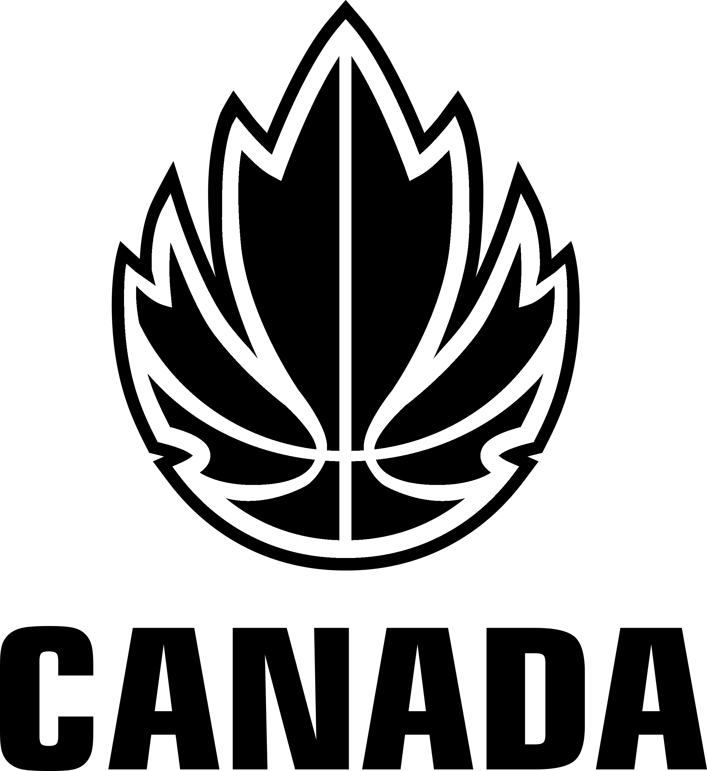 White Basketball Logo - Canadian Basketball Logo PNG Transparent & SVG Vector - Freebie Supply