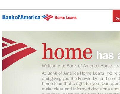 Bank of America Home Loans Logo - Bank of America Home Loans on Behance