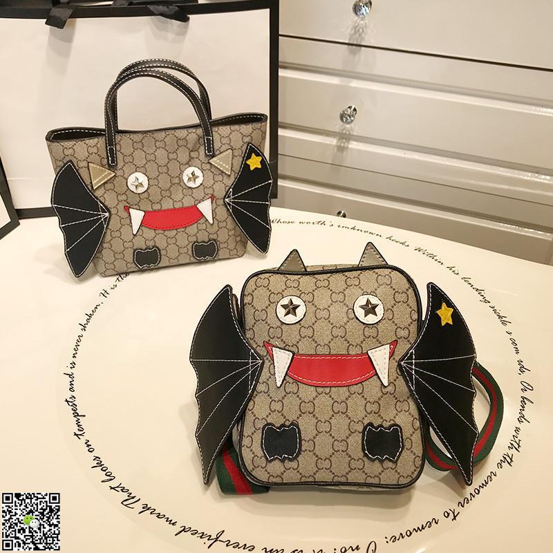 Cute Bat Logo - New Fashion CUCCI Children'S Bag Designer Shoulder Bag Children