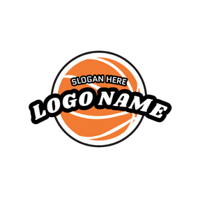 White Basketball Logo - Free Basketball Logo Designs. DesignEvo Logo Maker