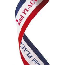 Red White and Blue Logo - Red White & Blue Place and Participation Medal Ribbons - MR | Impact ...