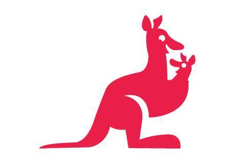 Red Kangaroo Logo - The Branding Source: New logo: Dish