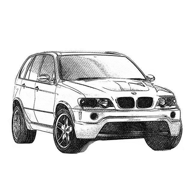 BMW X5 Logo - BMW X5 E53 X5 E53 illustration