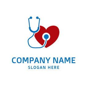 Cool Blue and Red Company Logo - Free Medical & Pharmaceutical Logo Designs | DesignEvo Logo Maker