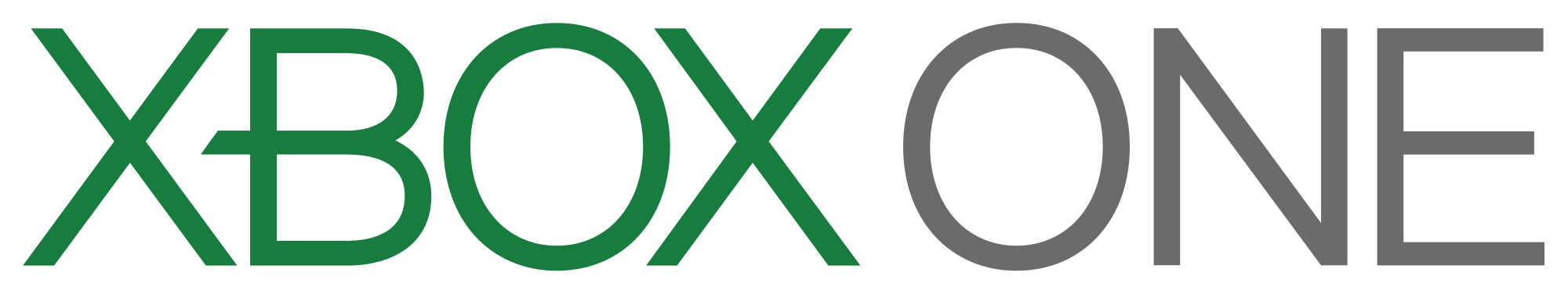Xbox 1 Logo - Xbox One logo wordmark.svg