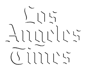 L.A. Times Logo - Beatie Wolfe-LA Times NewStory Festival curated by Beatie Wolfe