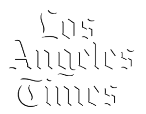 L.A. Times Logo - Beatie Wolfe LA Times NewStory Festival Curated By Beatie Wolfe