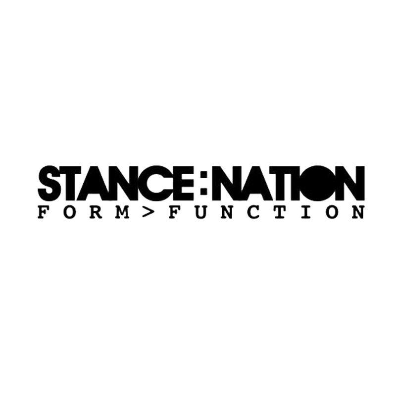 Stance Nation Logo - 20.5*3.4CM STANCE NATION Car Window Decal Stickers Original Car ...