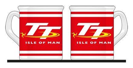 Red and White TT Logo - TT Mug Red White : Isle Of Man TT Shop