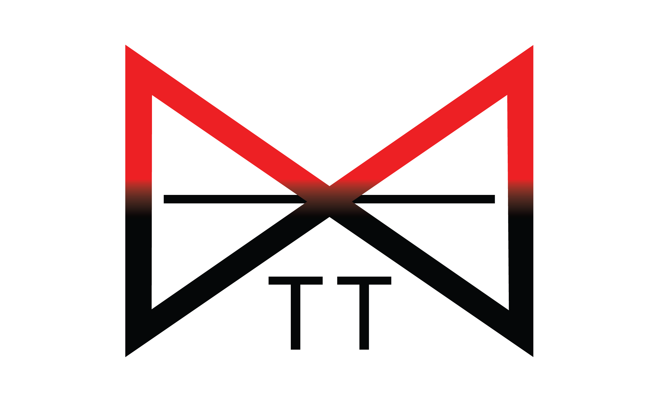 Red and White TT Logo - Mark White TT