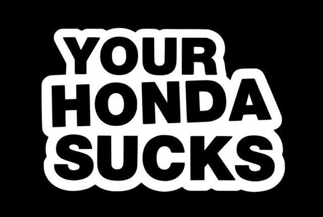 Stance Nation Logo - Your Honda Sucks Sticker Decal Stance Nation Tuner Vinyl Illmotion ...