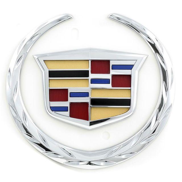 2016 New Cadillac Logo - 2015 2016 Cadillac Escalade Rear Liftgate Door Crest Emblem 22814070