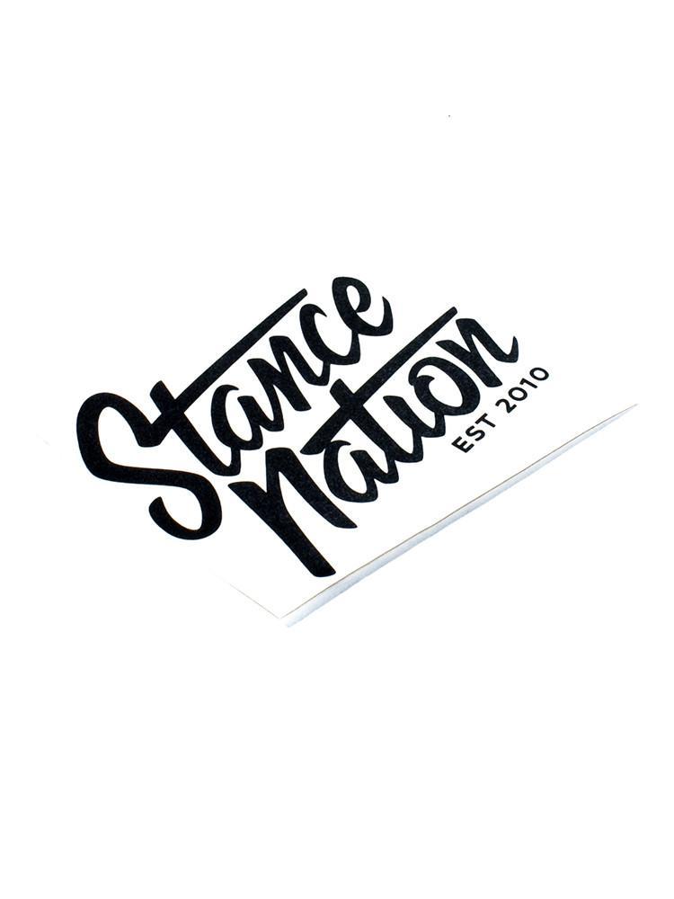 Stance Nation Logo - StanceNation Ver. II Die Cut Sticker – StanceNation Shop