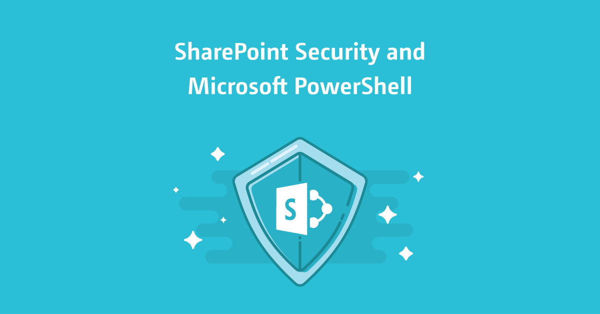 PowerShell Logo - SharePoint security and Microsoft PowerShell