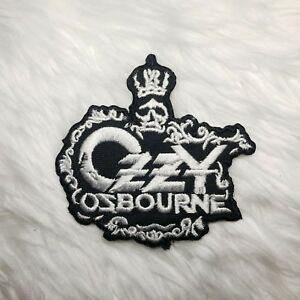 Ozzy Band Logo - Black White Logo Ozzy Osbourne Heavy Metal Music Band Iron sew On ...