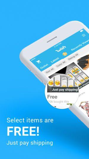 Wish.com Logo - Wish - Shopping Made Fun on the App Store
