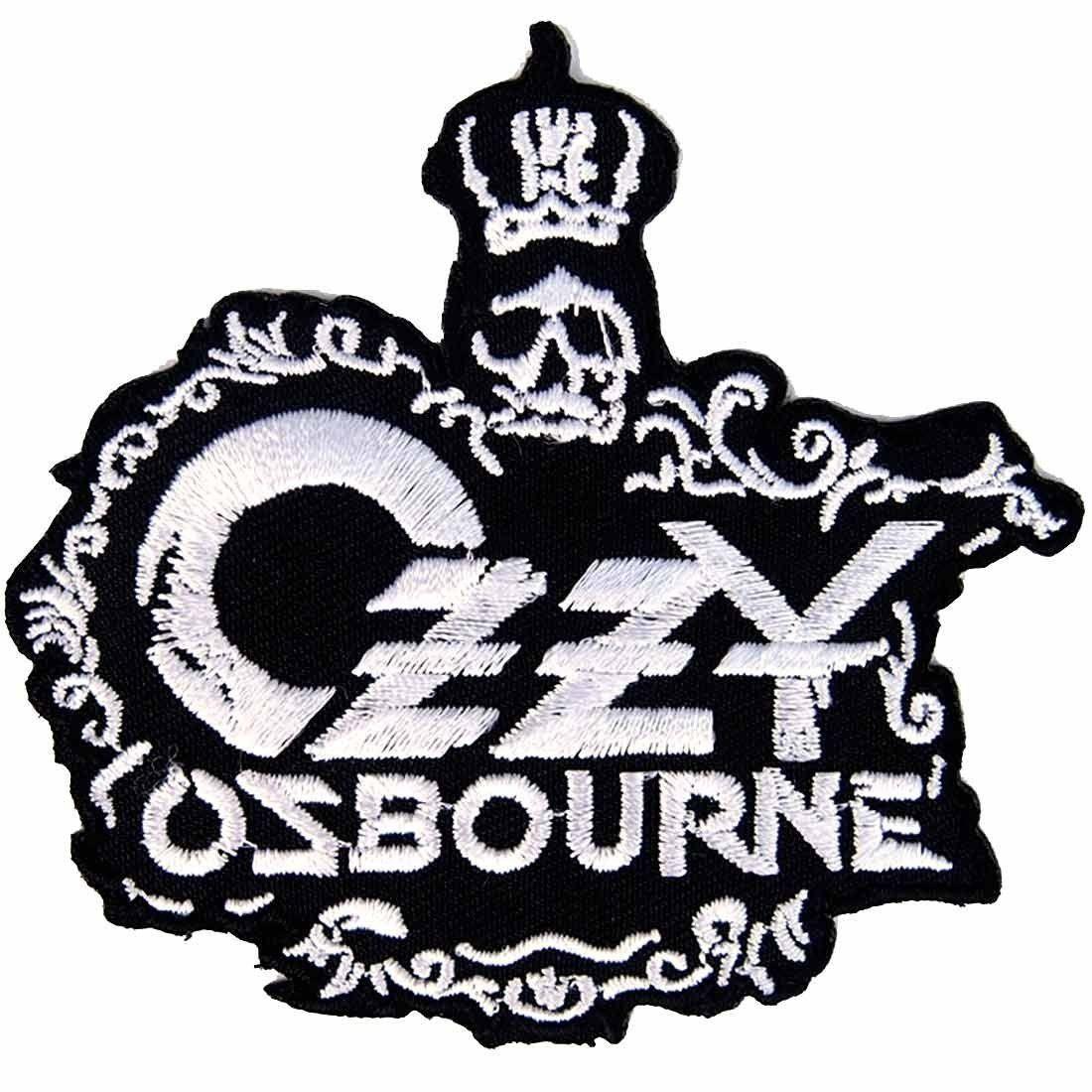 Ozzy Band Logo - Buy Ozzy Osbourne Fist Logo Rock Roll Music Band Embroidered Iron On ...