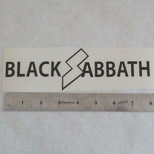 Ozzy Band Logo - BLACK SABBATH Vinyl DECAL STICKER BLK/WHT/RED Heavy Metal BAND Logo ...
