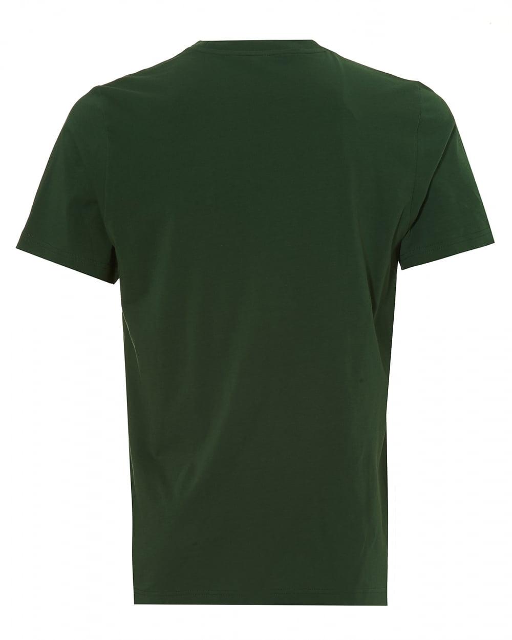 Green Y Logo - Y 3 Mens Classic Logo T Shirt, Short Sleeved Field Green Tee