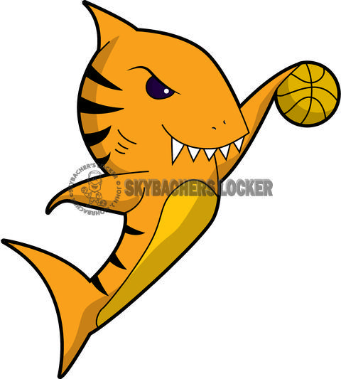 Tiger Basketball Logo - Tiger Shark Basketball Logo | Skybacher's Locker