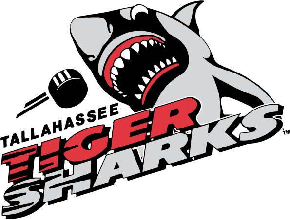 Tiger Shark Logo - Tallahasse Tiger Sharks Primary Logo - ECHL (ECHL) - Chris Creamer's ...