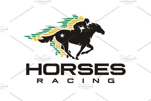 Horse Racing Logo - Horse Racing ~ Logo Templates ~ Creative Market