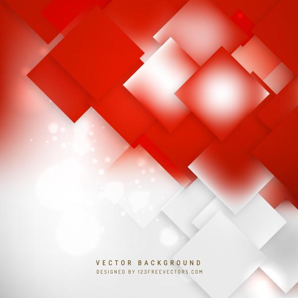 Red White Square Logo - Abstract Red White Square Background Design