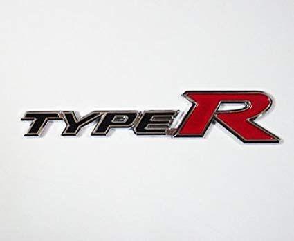 Honda Civic Type R Logo - Amazon.com: Honda Type R Chrome Logo Black Red Sign Emblem Decal ...