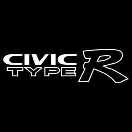 Honda Civic Type R Logo - HONDA CIVIC TYPE R LOGO VINYL DECAL