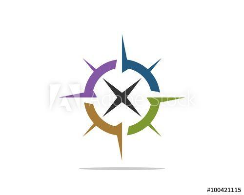 Compass Rose Logo - Star Compass Rose Logo Template - Buy this stock vector and explore ...