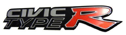 Honda Civic Type R Logo - CIVIC TYPE R Emblem Racing Badge for Honda Civic EG EK K6 K8 CRX DC2 ...