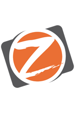 Orange Zoom Logo - Zoomphoto marathon run triathlon race events photography