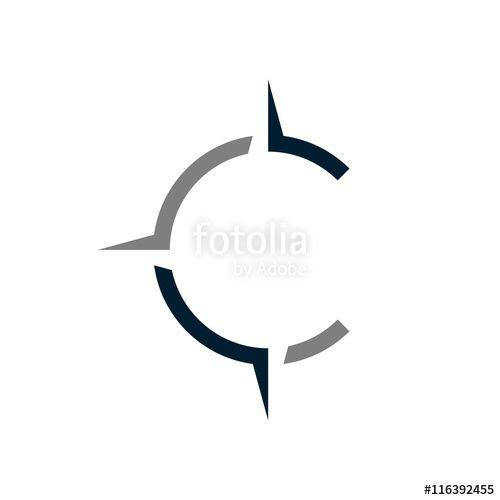 Compass Rose Logo - C Letter Logo Template Rose Stock Image And Royalty Free