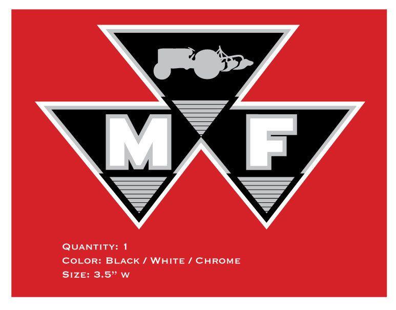 Massey Logo - Massey Ferguson Decal Logo - Vintage Reproductions
