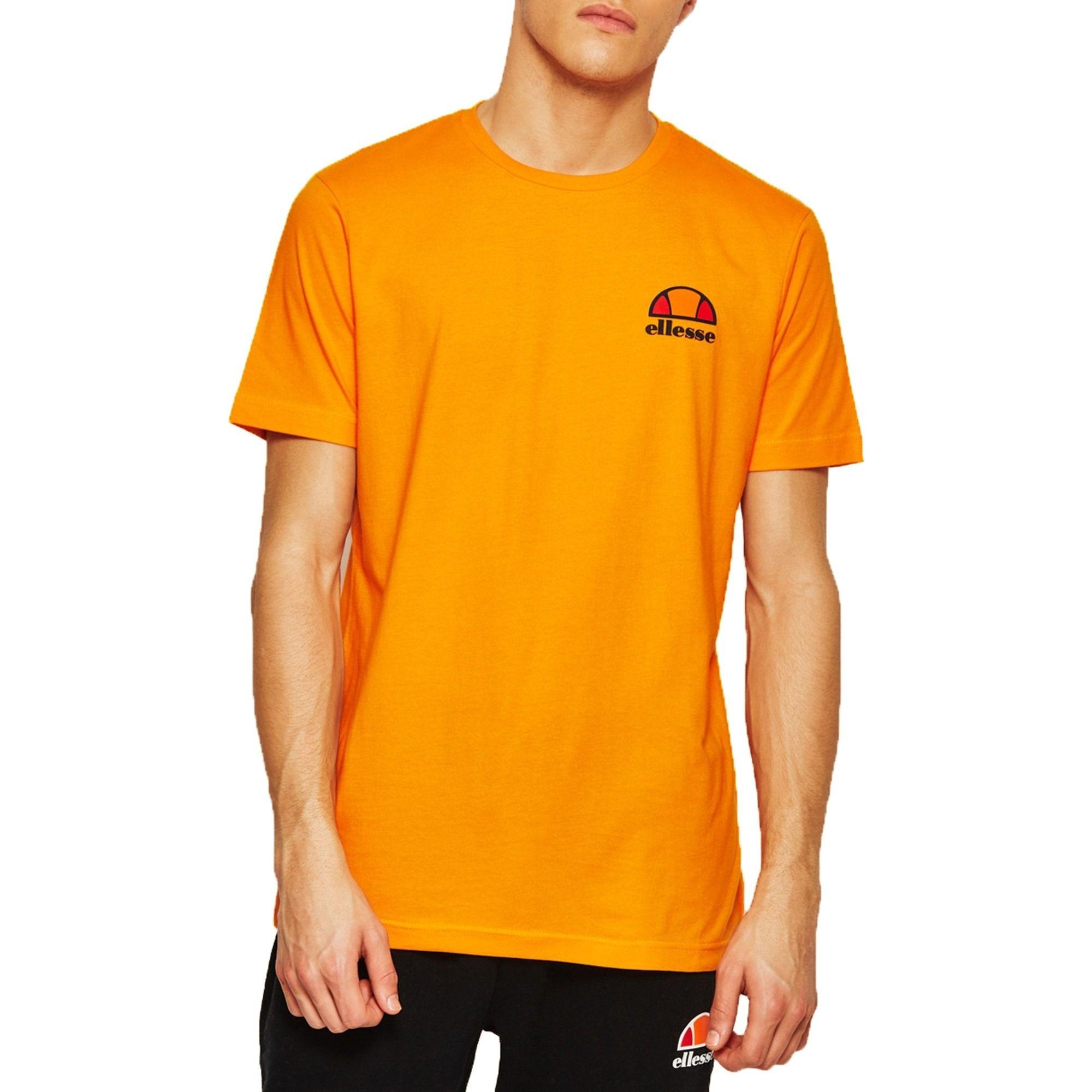 Orange Zoom Logo - Ellesse Logo T-Shirt Short Sleeve Orange Popsicle | Jean Scene