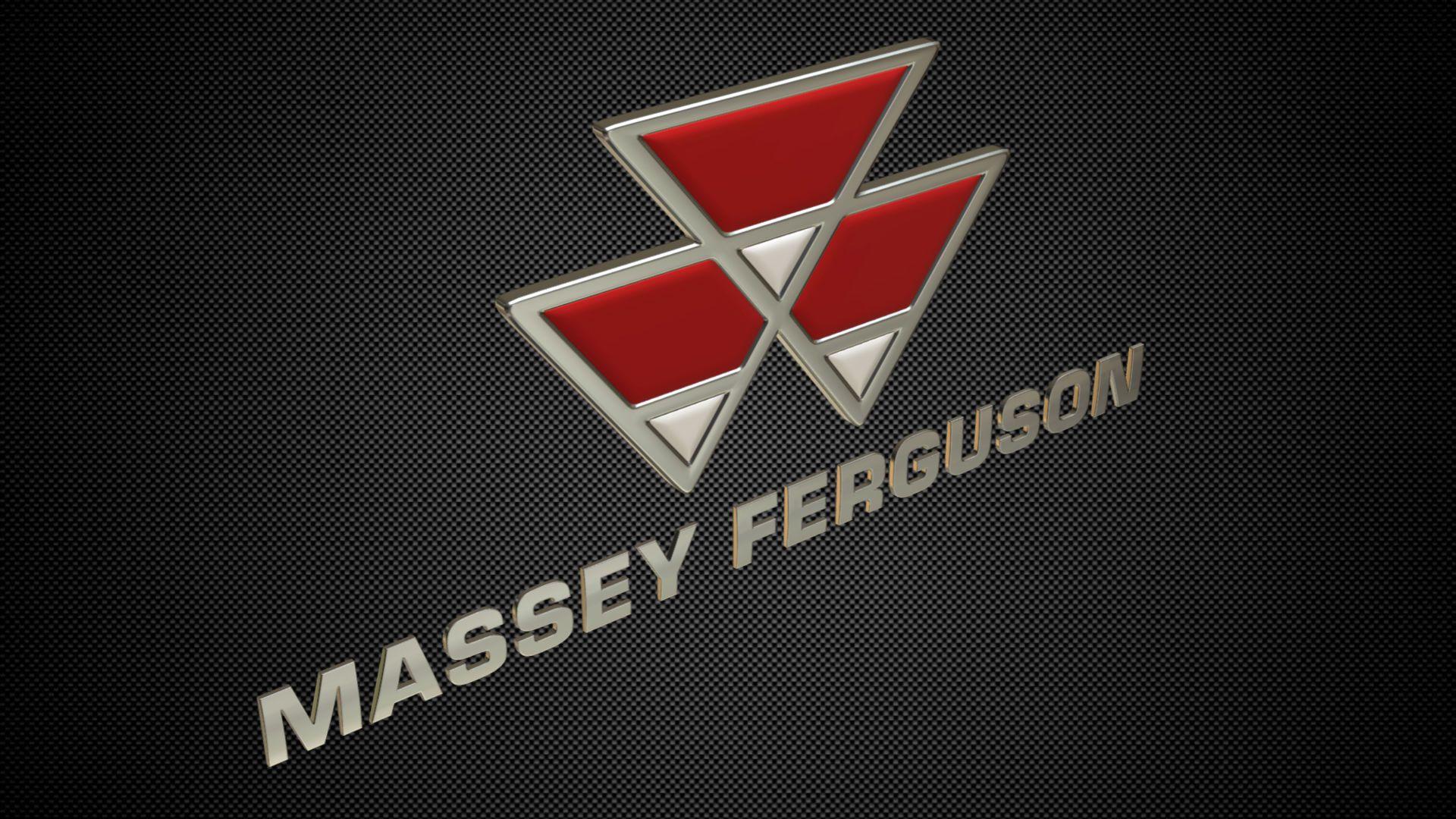 Massey Logo - 3D model massey ferguson logo
